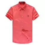 ralph lauren 2019U chemises hommes manche courte coton chaud polo single pony red